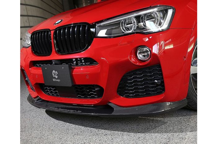 F26 X4 carbon full front splitter