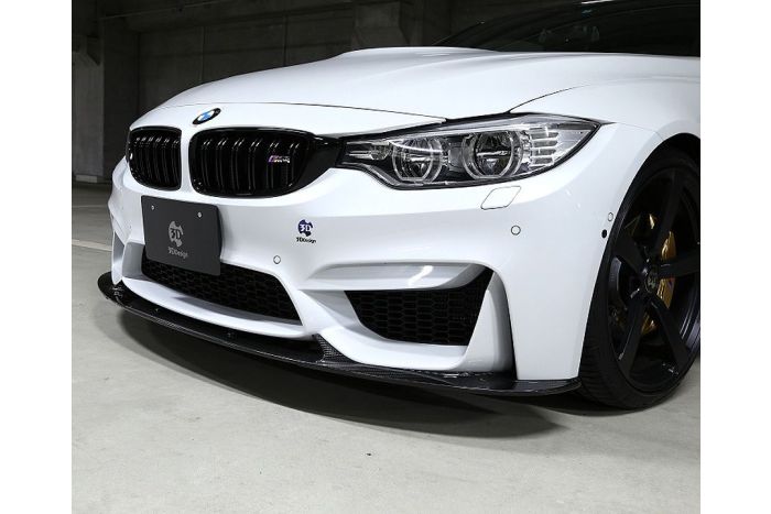 F8X carbon front splitter