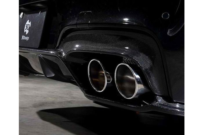 3d Design carbon rear diffuser and rear under splitters for all F06, F12 and F13 M6 models