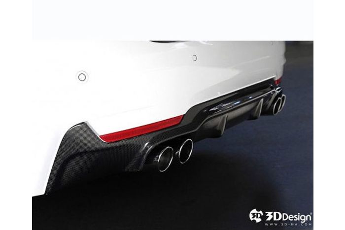 F32/33 and F36 Gran Coupe quad carbon rear diffuser