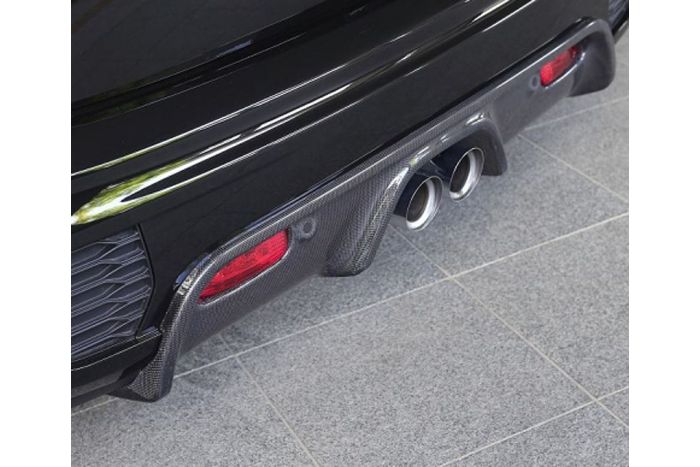 F55 and F56 carbon rear diffuser for all JCW bumpers