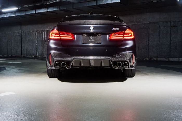3D Design Carbon Rear Diffuser Set for BMW 5 Series F90 M5