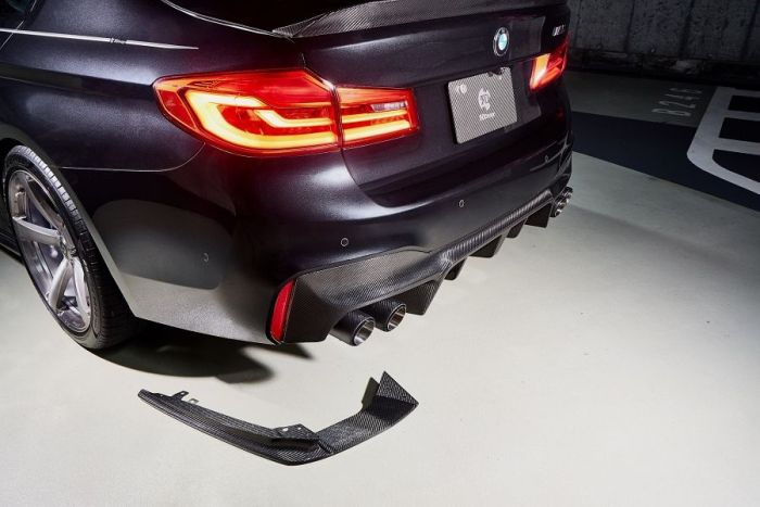 3D Design Carbon Rear Under Splitters for BMW 5 Series F90 M5