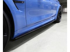 F8X carbon side skirt extensions