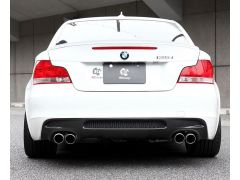 E82/88 carbon rear diffuser quad exhaust