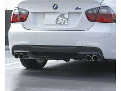 E90/91 quad 2 piece carbon/black rear diffuser