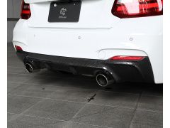F22/23 Carbon rear diffuser for dual exhaust system.